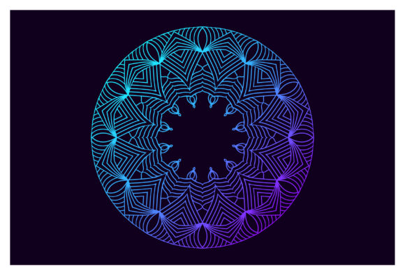 Art Decorative Coloring Mandala Elements