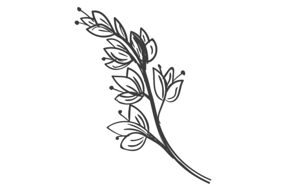 Botanical Elegance in Graphic Design