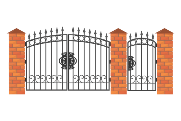 Brick Gates for Crafting