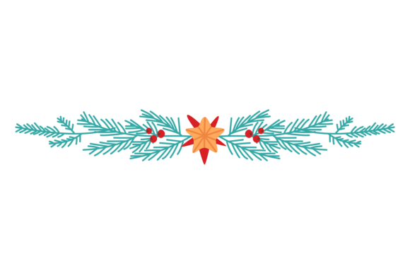 Christmas Branch Decorative Divider for Crafters