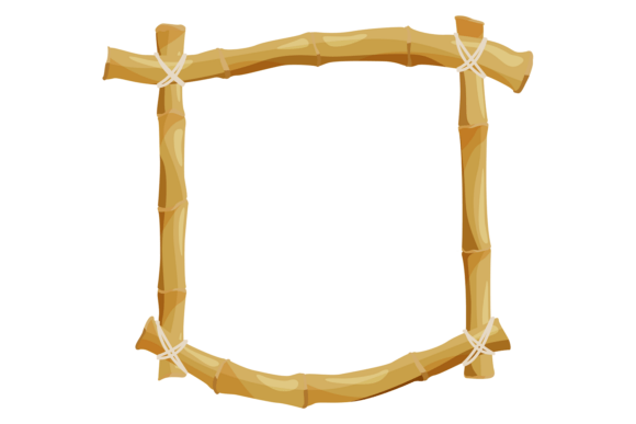 Decorative Bamboo Border for Modern Branding