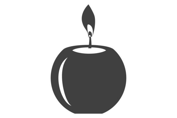 Decorative Candle Graphics for Modern Editorial Design