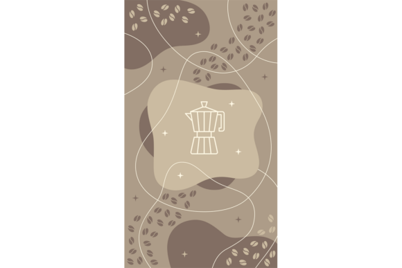 Decorative Coffee Shop Banner for Social Media Graphics