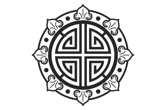 Decorative Korean Pattern Circle