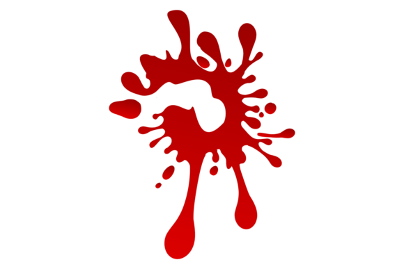 Dripping Red Ink Graphic for Bold Branding