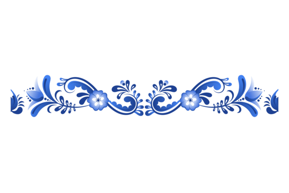 Floral Ornate Swirly Element Graphics for Branding