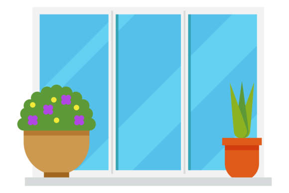 Flowerpot Graphics for Crafting