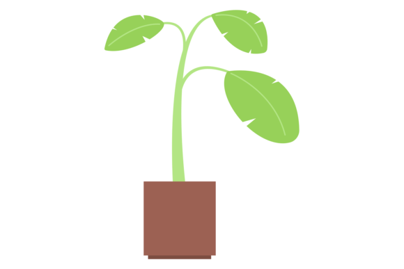 Houseplant Color Icon for Digital Creators