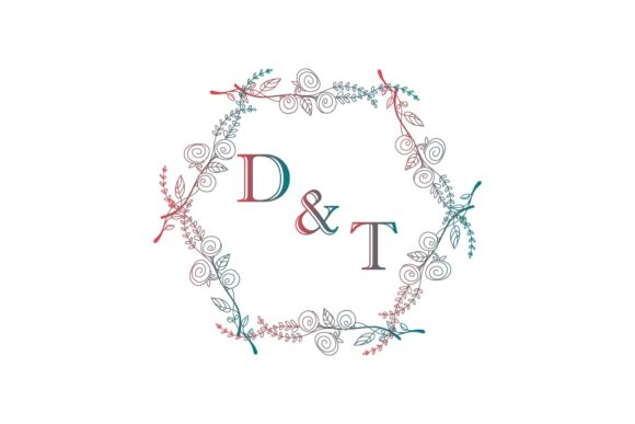 Monogram Decorative Letters Art