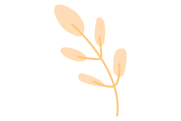 Natural Branch Decorative Element Botan