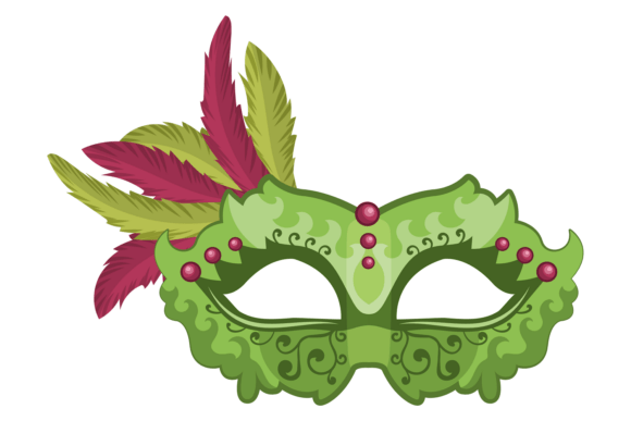 Opera Mask Graphic for Crafting