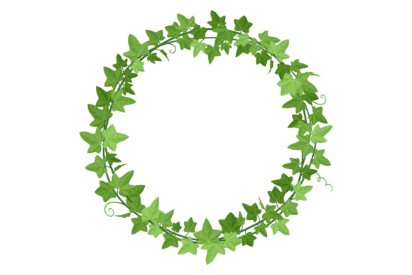 Round Vine Frame: A Graphic Asset for Branding and Marketing