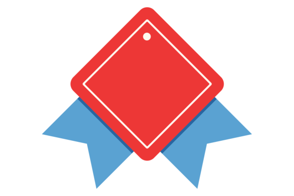 Square Badge Graphics for Crafting